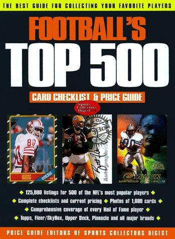 Cover for Football's Top 500 Card Checklist & Price Guide