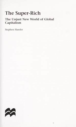Cover for The super-rich
