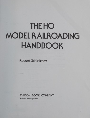 Cover for The HO model railroading handbook