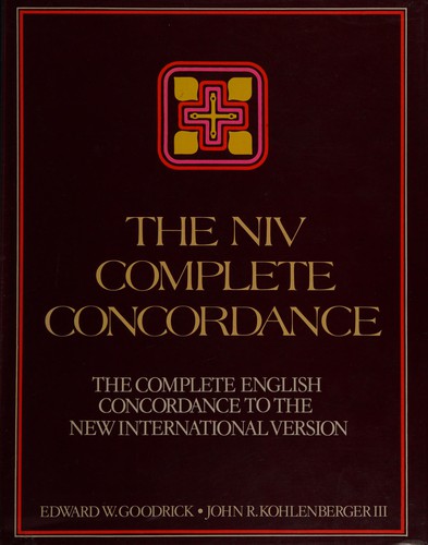 Cover for The NIV complete concordance