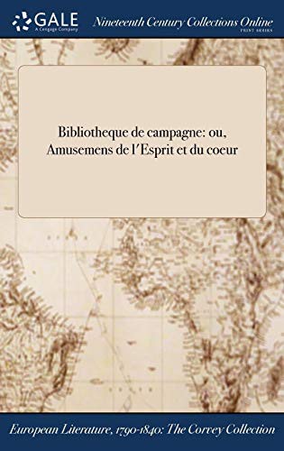 Cover for Bibliotheque de campagne