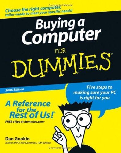 Cover for Buying a Computer For Dummies (Buying a Computer for Dummies)