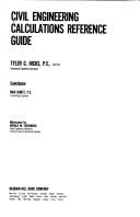Cover for Civil engineering calculations reference guide