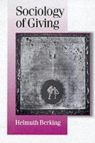 Cover for Sociology of giving