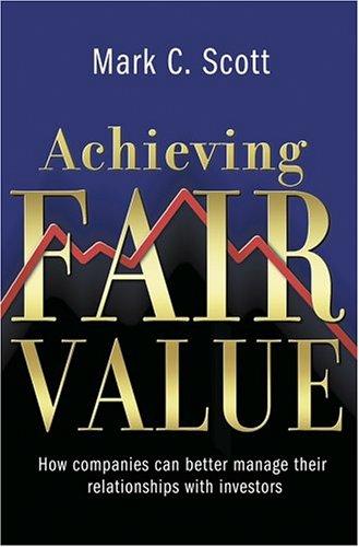 Cover for Achieving fair value