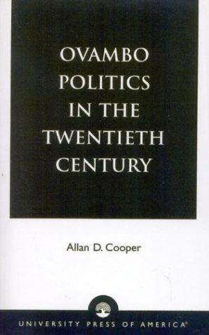 Cover for Ovambo politics in the twentieth century