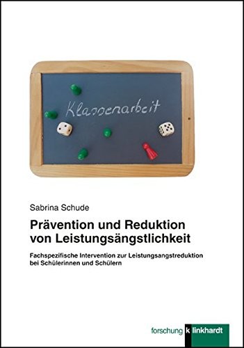 Cover for Prävention und Reduktion von Leistungsängstlichkeit