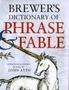 Cover for Brewer's Dictionary of Phrase and Fable, Seventeenth Edition (Brewer's Dictionary of Phrase and Fable)