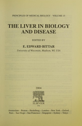 Cover for The liver in biology and disease