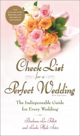 Cover for Check list for a perfect wedding