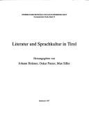 Cover for Literatur und Sprachkultur in Tirol
