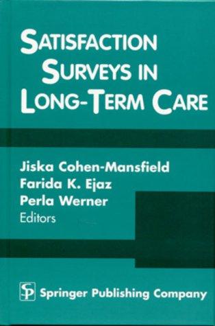 Cover for Satisfaction surveys in long-term care