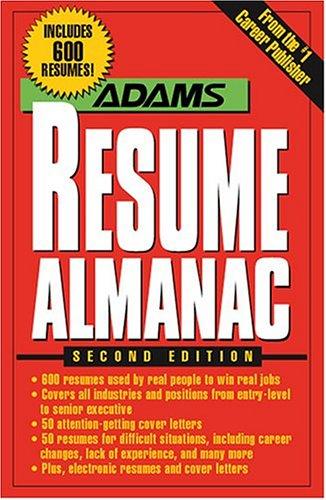 Cover for The Adams resume almanac