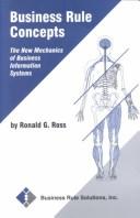 Cover for Business rule concepts