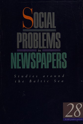 Cover for Social problems in newspapers