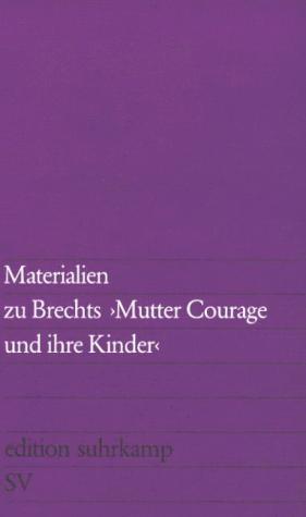 Cover for Materialien zu Brechts "Mutter Courage und ihre Kinder"