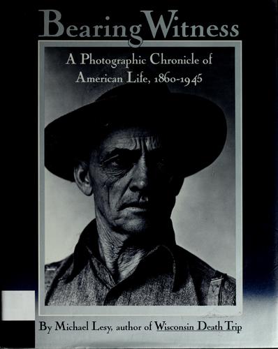 Cover for Bearing witness