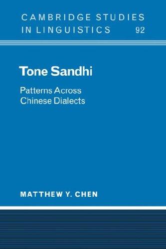 Cover for Tone Sandhi