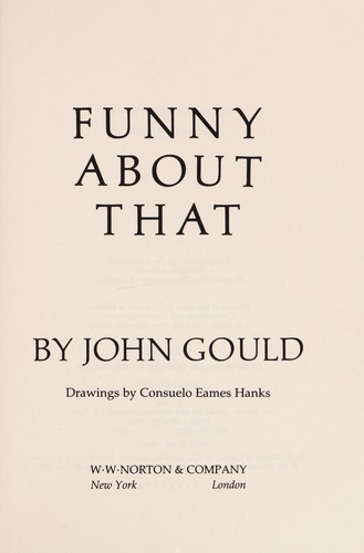 Cover for Funny about that