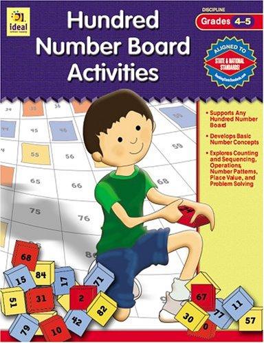 Cover for Hundred Number Board Activities Gr 4-5