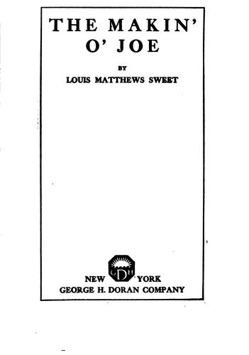 Cover for The makin' o' Joe