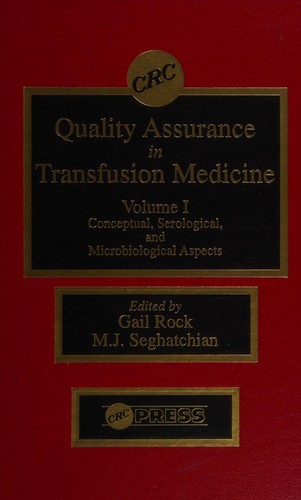 Cover for Quality assurance in transfusion medicine