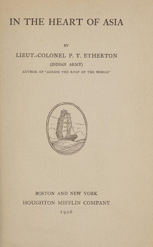 Cover for In the heart of Asia