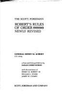 Cover for Robert's rules of order.