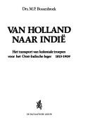 Cover for Van Holland naar Indië