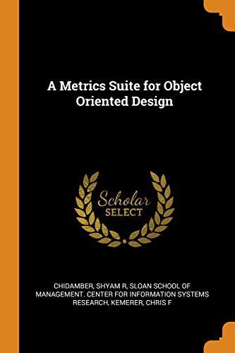 Cover for A Metrics Suite for Object Oriented Design