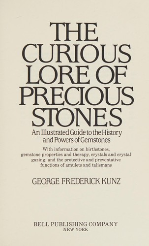 Cover for The curious lore of precious stones