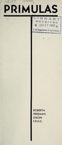 Cover for Primulas