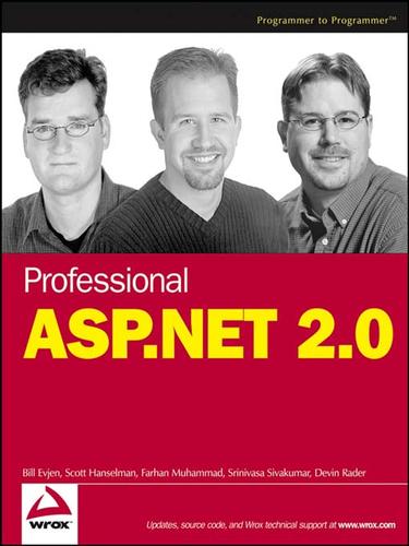 Cover for Professional ASP.NET 2.0