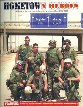 Cover for Hometown Heroes: A tribute to the local women and men who served from 2003-2003
