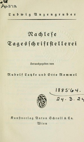 Cover for Sämtliche Werke