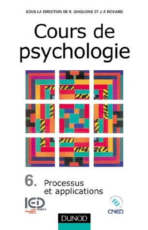 Cover for Cours de psychologie, tome 6 