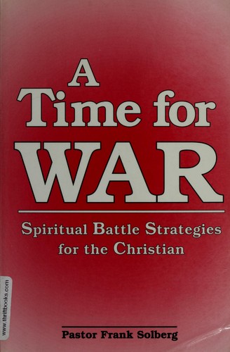 Cover for A Time For War