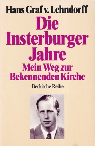 Cover for Die Insterburger Jahre