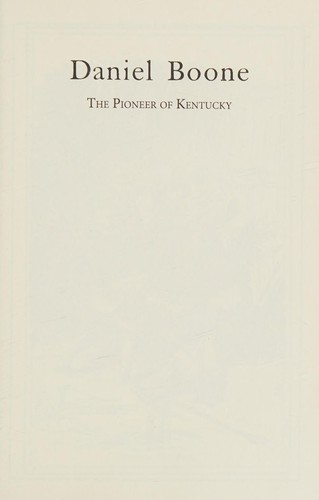 Cover for Daniel Boone