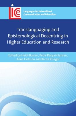 Cover for Translanguaging and Epistemological Decentring in Higher Education and Research