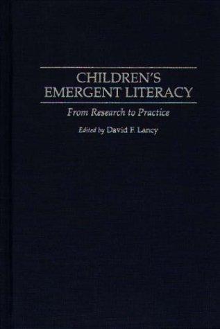 Cover for Children's emergent literacy