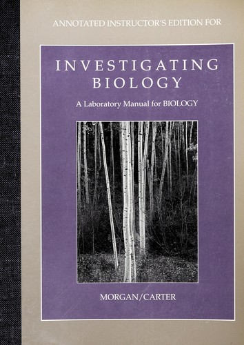 Cover for Annot Inst Edit Lab Man Biol 3e /Campbell