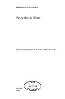 Cover for Pesticides in Water