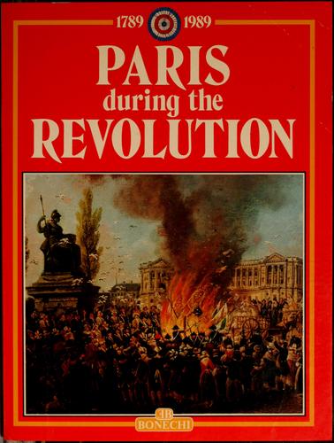 Cover for Paris during the Revolution, 1789-1989