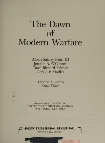 Cover for Dawn of Modern Warfare