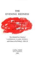 Cover for The evening redness