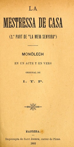 Cover for La mestressa de casa