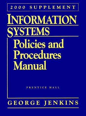 Cover for Information Systems: Policies and Procedures Manual