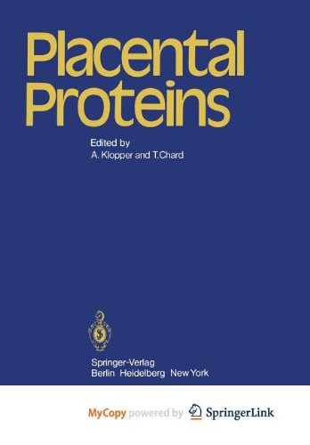 Cover for Placental Proteins