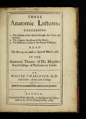 Cover for Three anatomic lectures